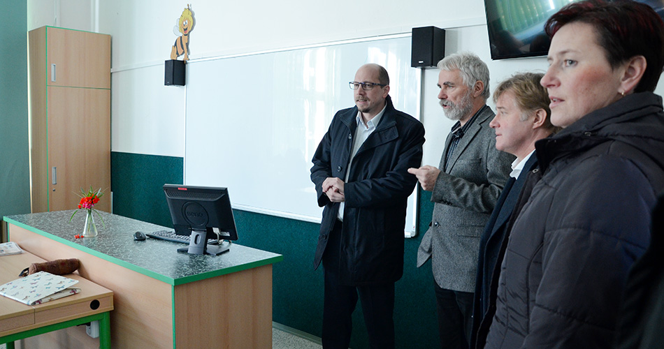 Návštěva pana hejtmana ve Vrchlabí a nové hřiště