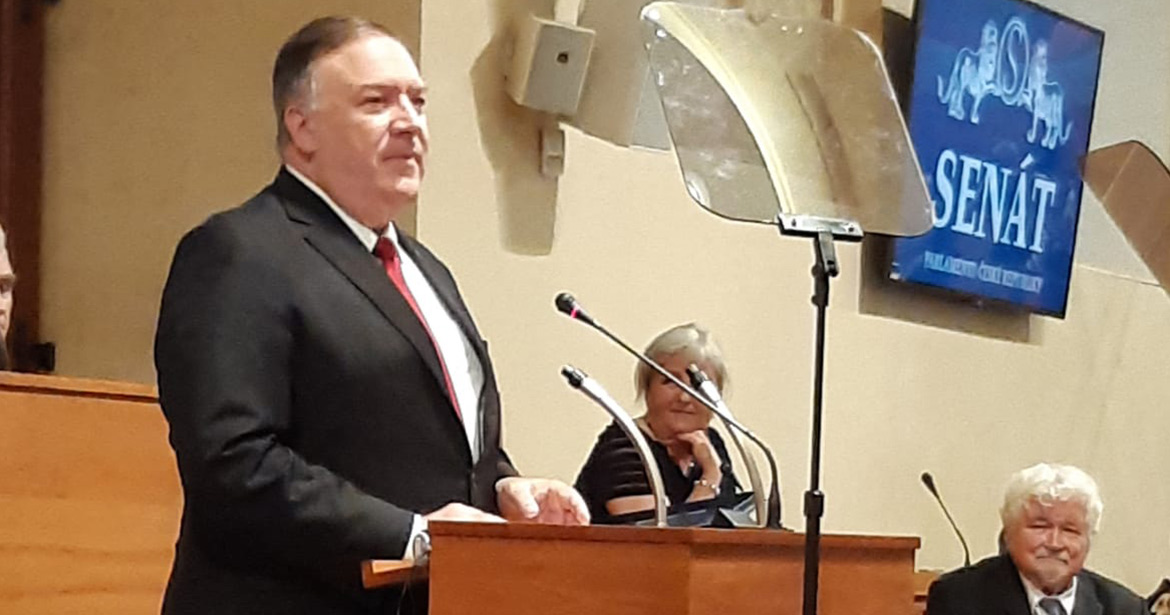 Okénko do Senátu - Poselství ministra zahraničí USA