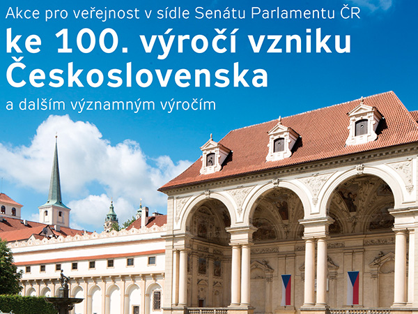 Vybrané akce pořádané v sídle Senátu k výročím v roce 2018