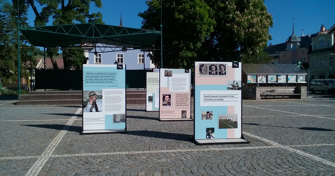 Výstava na náměstí T.G. M. ve Vrchlabi